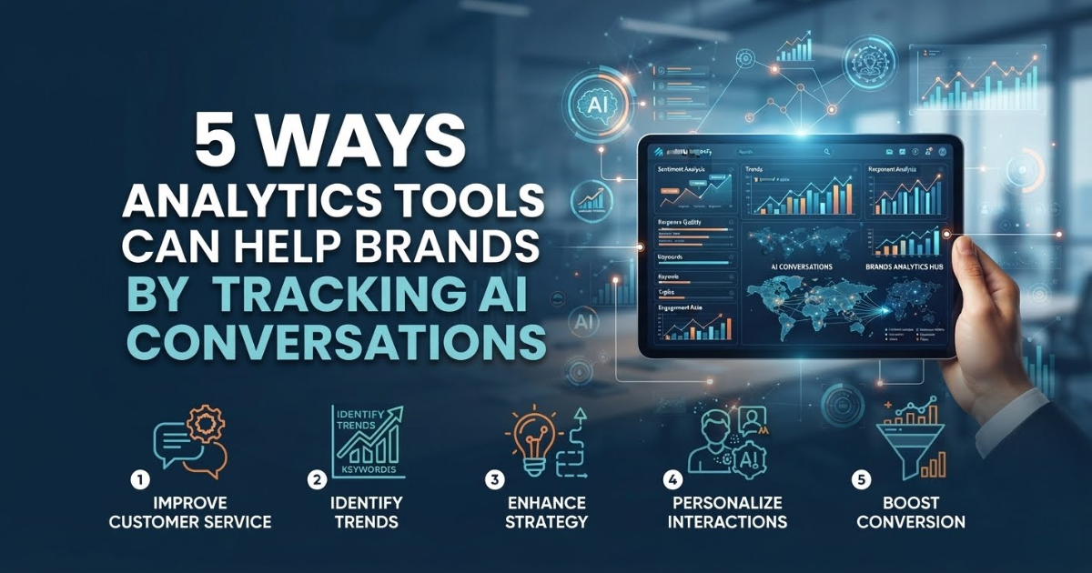 5 Ways Analytics Tools Can Help Brands by Tracking AI Conversations